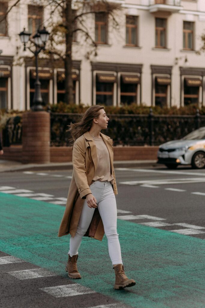 how to style a brown coat women's fashion